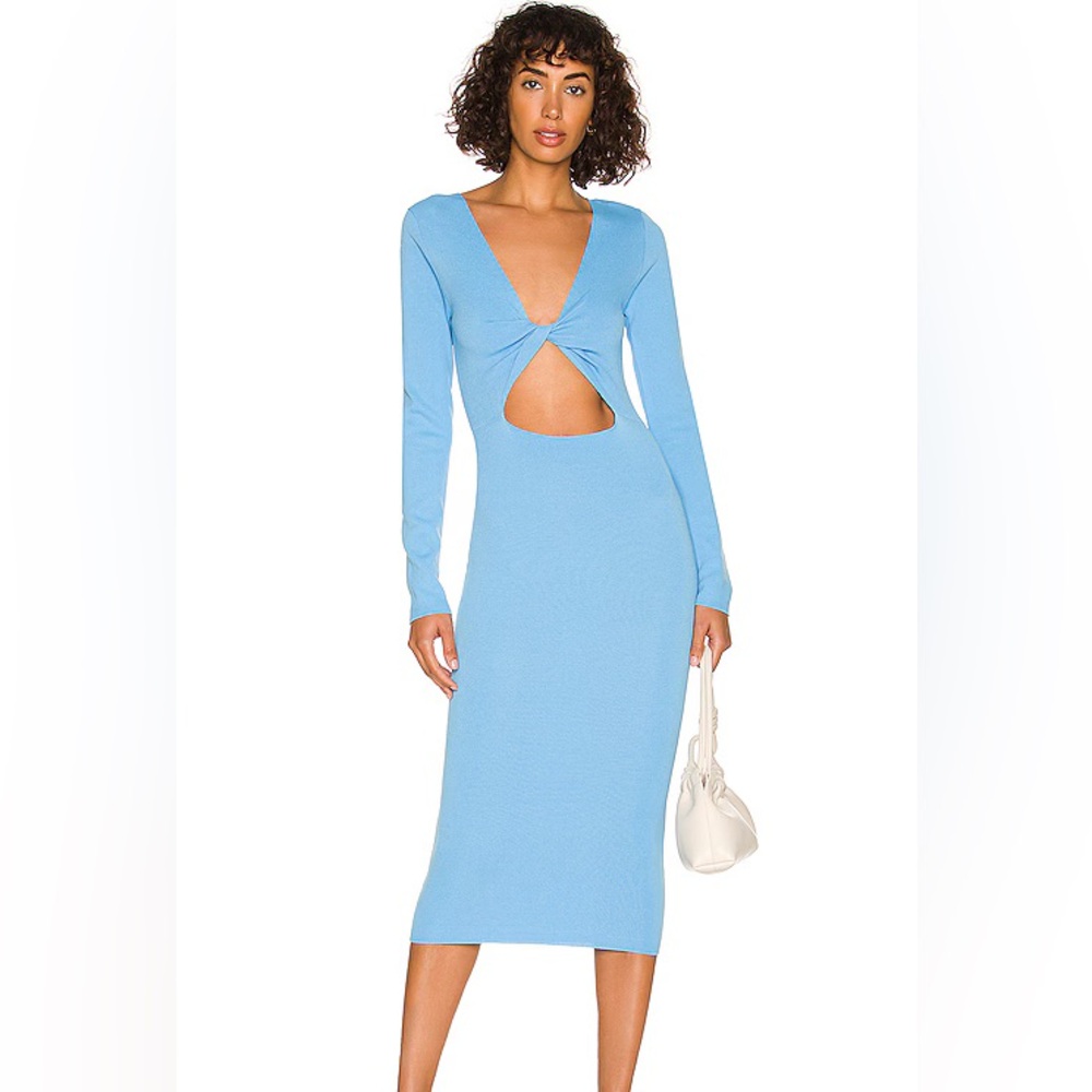 REVOLVE Bardot Knit Midi Dress
